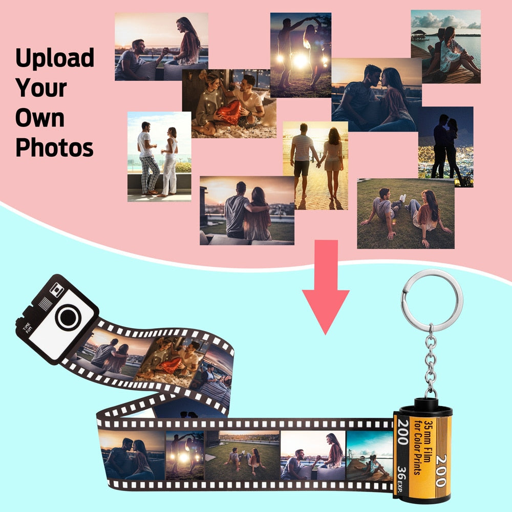 Camera Roll Photo Keychain