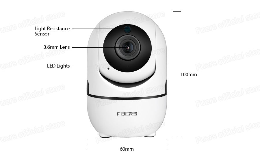 1080p smart home indoor surveillance camera | WiFi Wireless Baby Monitor