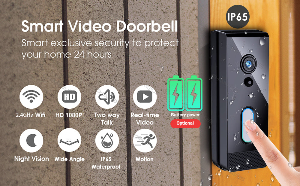 Smart wireless door bell for home