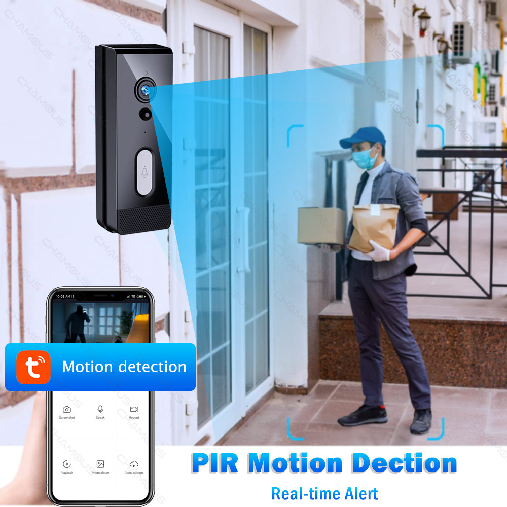 Smart wireless door bell for home