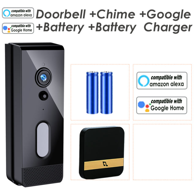 Smart wireless door bell for home